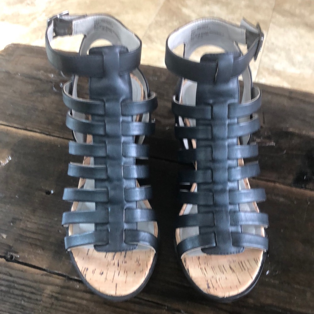 Heels cork wedge